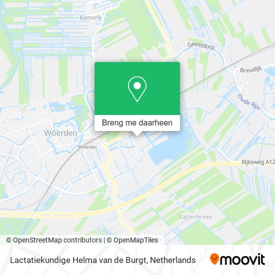 Lactatiekundige Helma van de Burgt kaart