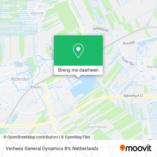 Verhees General Dynamics BV kaart