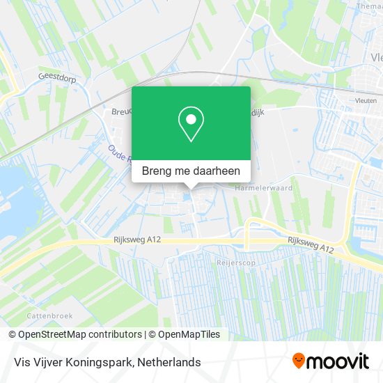 Vis Vijver Koningspark kaart