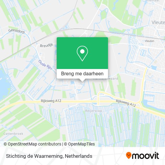 Stichting de Waarneming kaart