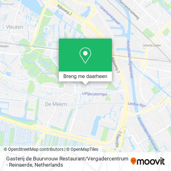 Gasterij de Buurvrouw Restaurant / Vergadercentrum - Reinaerde kaart