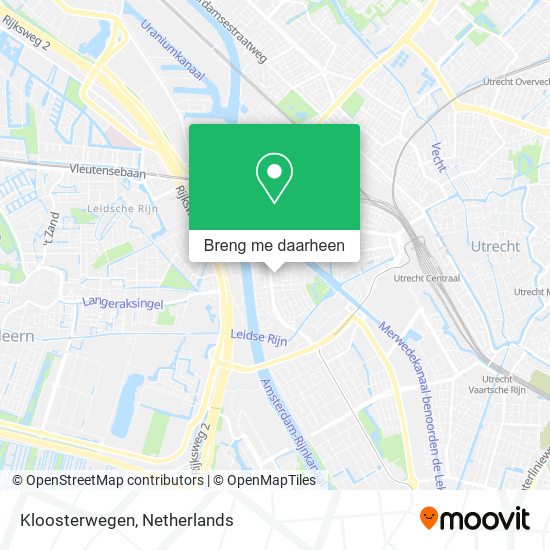 Kloosterwegen kaart