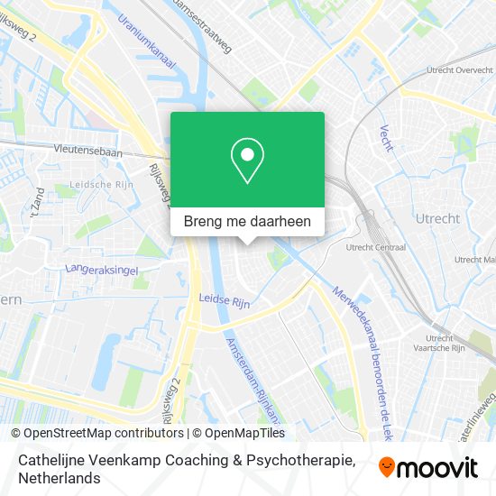 Cathelijne Veenkamp Coaching & Psychotherapie kaart