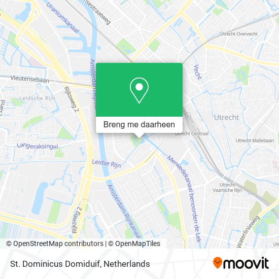 St. Dominicus Domiduif kaart