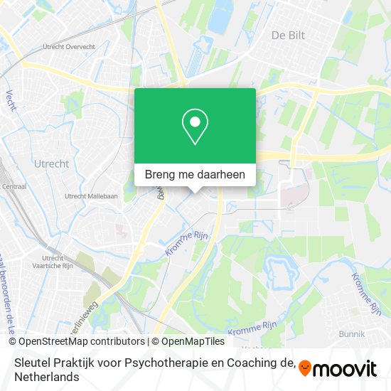 Sleutel Praktijk voor Psychotherapie en Coaching de kaart