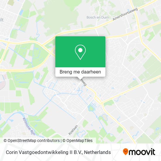 Corin Vastgoedontwikkeling II B.V. kaart