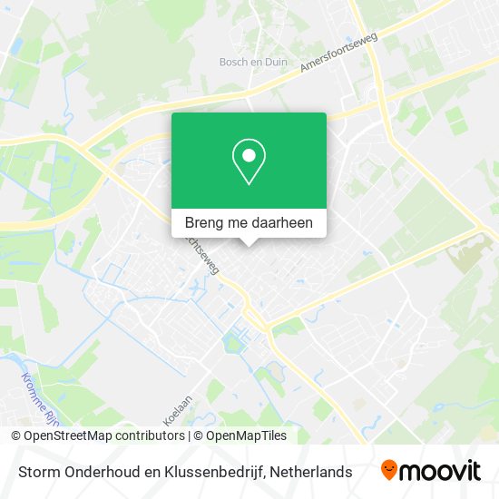 Storm Onderhoud en Klussenbedrijf kaart