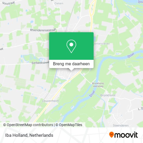 Iba Holland kaart