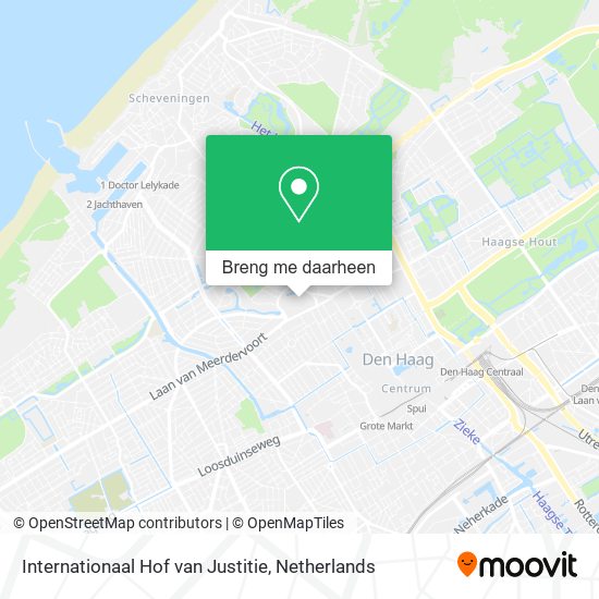 Internationaal Hof van Justitie kaart