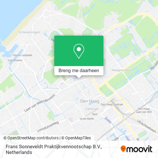 Frans Sonneveldt Praktijkvennootschap B.V. kaart