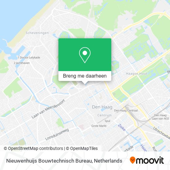 Nieuwenhuijs Bouwtechnisch Bureau kaart