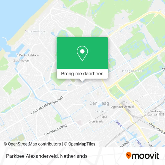 Parkbee Alexanderveld kaart