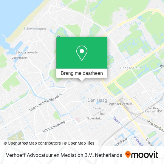 Verhoeff Advocatuur en Mediation B.V. kaart