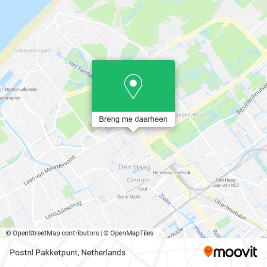 Postnl Pakketpunt kaart