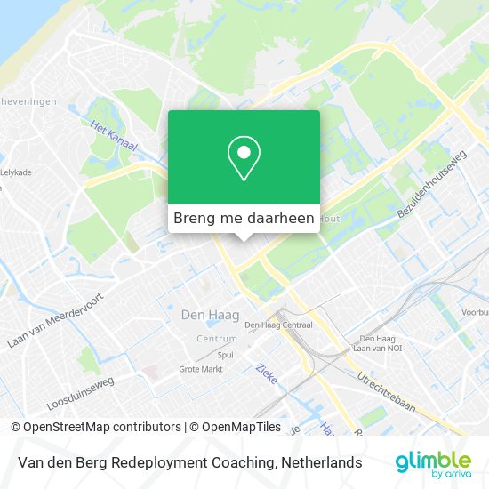 Van den Berg Redeployment Coaching kaart