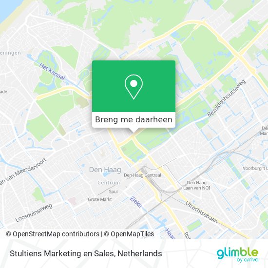 Stultiens Marketing en Sales kaart