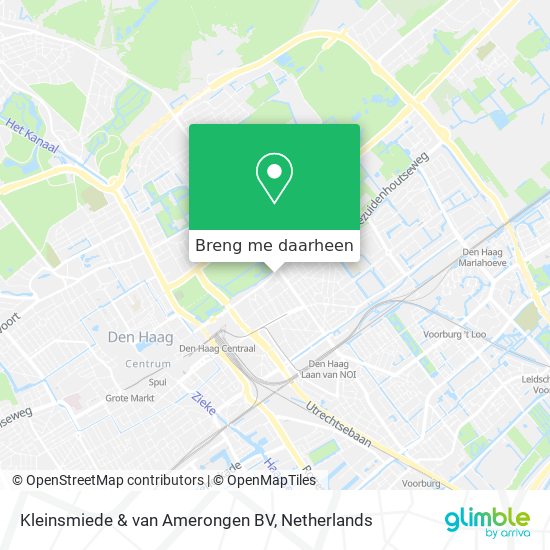 Kleinsmiede & van Amerongen BV kaart