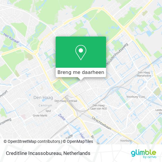 Creditline Incassobureau kaart