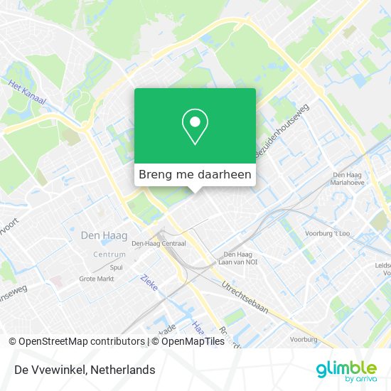 De Vvewinkel kaart