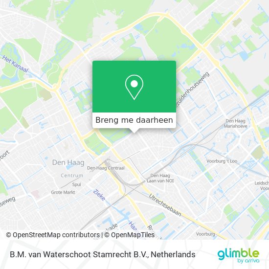 B.M. van Waterschoot Stamrecht B.V. kaart