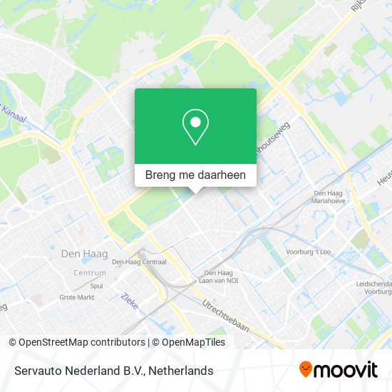 Servauto Nederland B.V. kaart