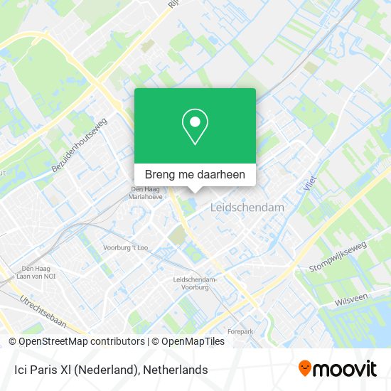 Ici Paris Xl (Nederland) kaart