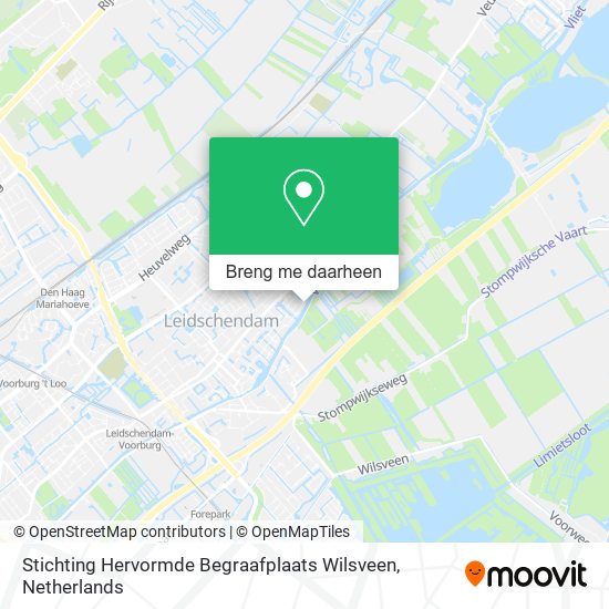 Stichting Hervormde Begraafplaats Wilsveen kaart