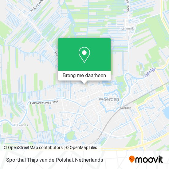 Sporthal Thijs van de Polshal kaart