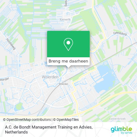 A.C. de Bondt Management Training en Advies kaart