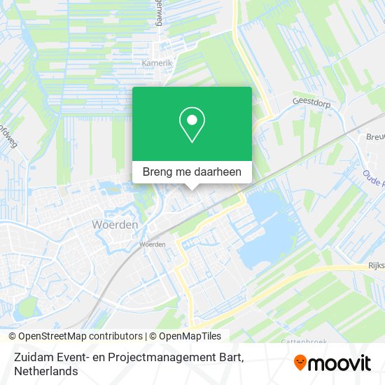 Zuidam Event- en Projectmanagement Bart kaart