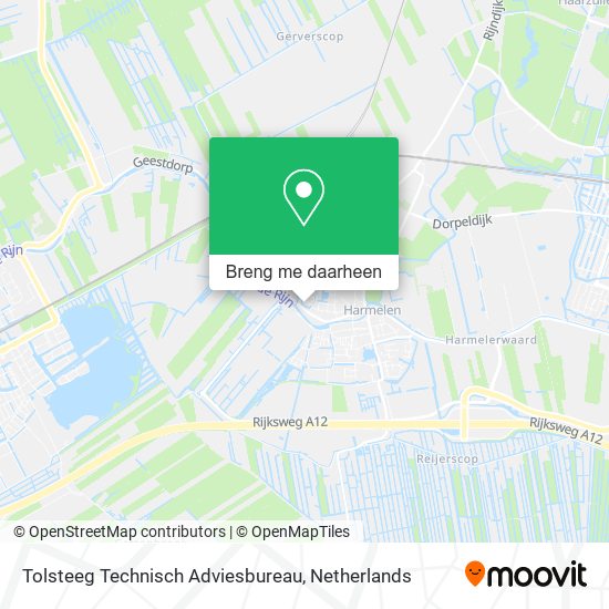 Tolsteeg Technisch Adviesbureau kaart