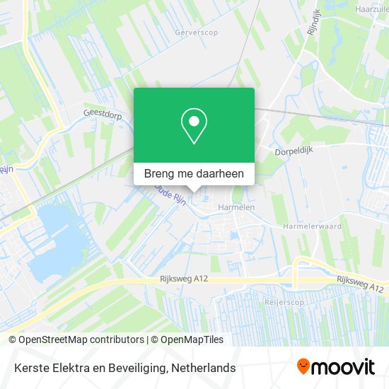 Kerste Elektra en Beveiliging kaart