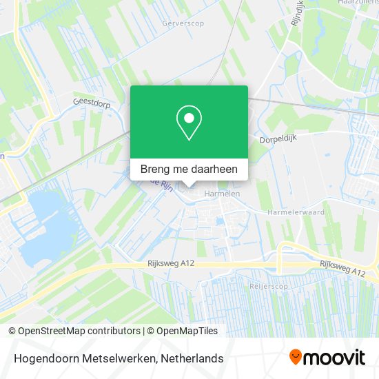 Hogendoorn Metselwerken kaart