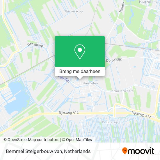 Bemmel Steigerbouw van kaart