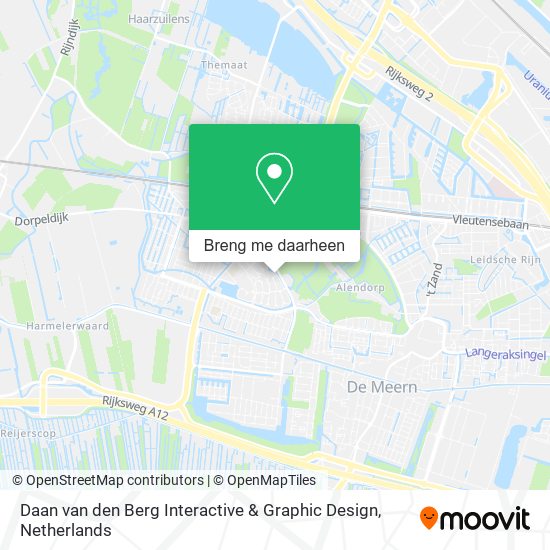 Daan van den Berg Interactive & Graphic Design kaart