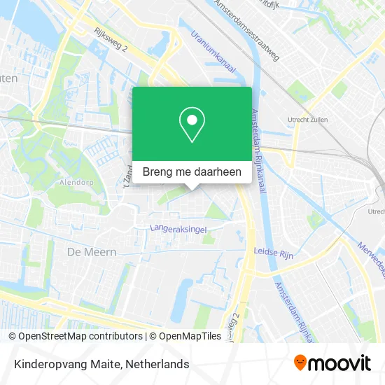 Kinderopvang Maite kaart