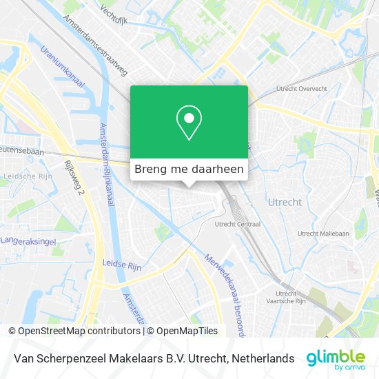 Van Scherpenzeel Makelaars B.V. Utrecht kaart