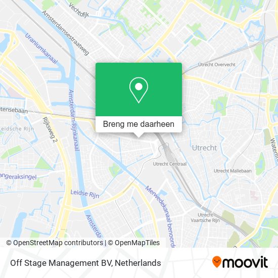Off Stage Management BV kaart