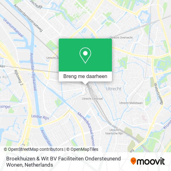 Broekhuizen & Wit BV Faciliteiten Ondersteunend Wonen kaart