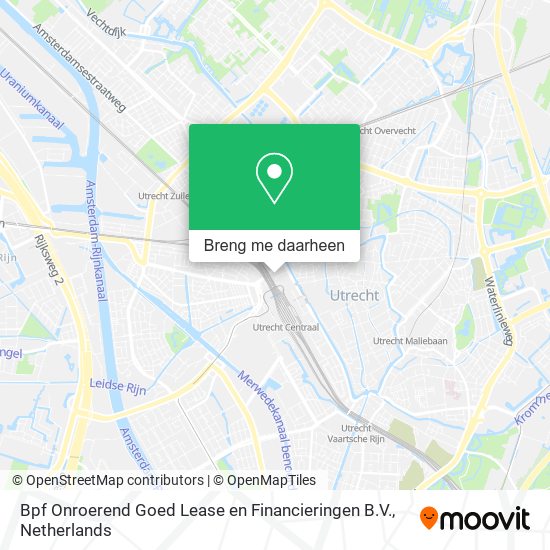 Bpf Onroerend Goed Lease en Financieringen B.V. kaart