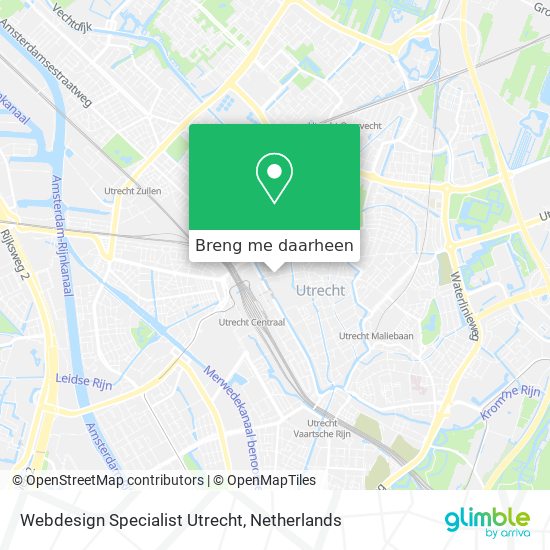Webdesign Specialist Utrecht kaart