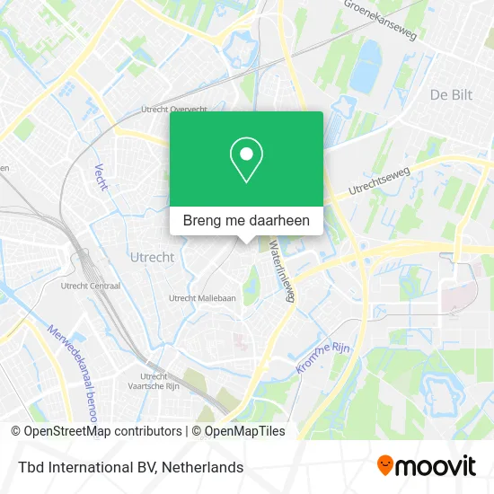 Tbd International BV kaart