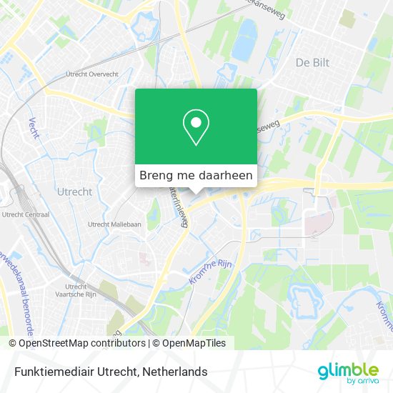 Funktiemediair Utrecht kaart