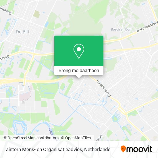 Zintern Mens- en Organisatieadvies kaart