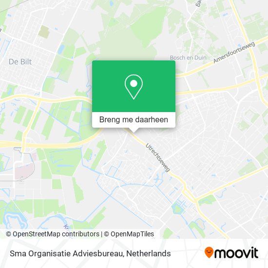 Sma Organisatie Adviesbureau kaart