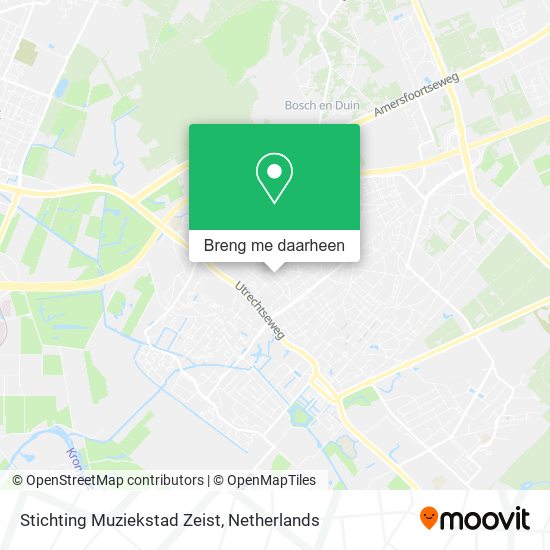Stichting Muziekstad Zeist kaart