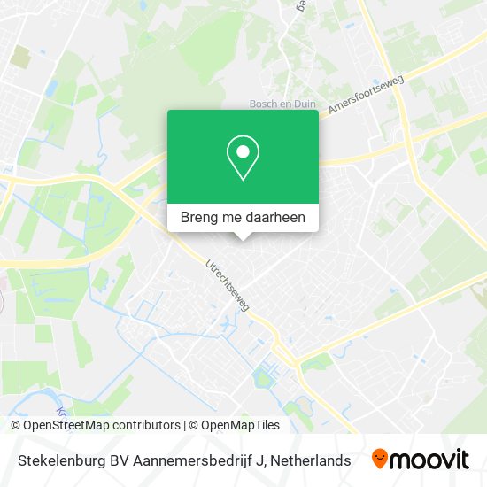 Stekelenburg BV Aannemersbedrijf J kaart