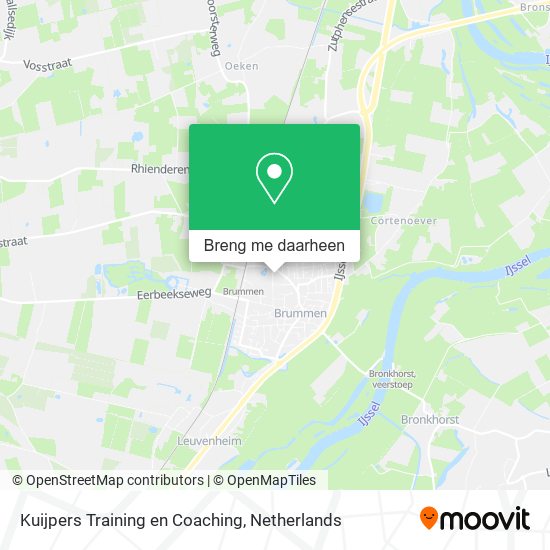 Kuijpers Training en Coaching kaart