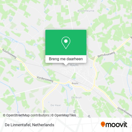 De Linnentafel kaart