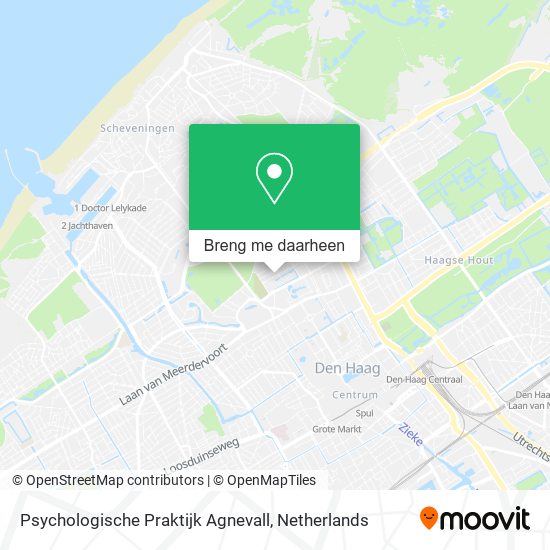 Psychologische Praktijk Agnevall kaart